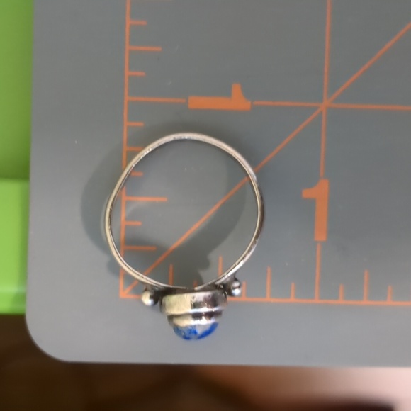 Sterling Silver and lapis lazuli ring - Picture 4 of 4